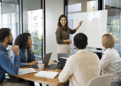 Des cours d’anglais sur le lieu de travail à Saint-Tronc